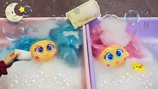 RUTINA DE NOCHE de MIS MU&Ntilde;ECAS GEMELAS TINGA Y VERINAIZ