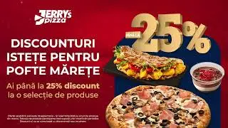 Jerry's Pizza - Pana la 25% discount