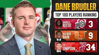 Dane Brugler's Top 100 Players in the 2026 NFL Draft