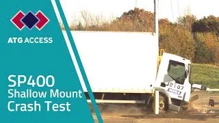 SP400 Shallow Mount Bollard Crash Test | PAS 68 Rated | ATG Access
