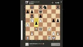 mate a blancas con dama en e1 #chess #mate #chessgame #gambitodedama #checkmate #checkmatevideos