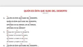 QUIEN ES ESTA QUE SUBE DEL DESIERTO-Camino Neocatecumenal Domingo de Ramos 2024