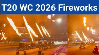 Wankhede Stadium T20 WC Fireworks & Laser Show | T20 World Cup 2026 Opening Ceremony