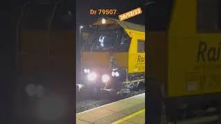Loram C44 DR79507 amazing rail grinder pulling out off derby with great tones #trains #railway