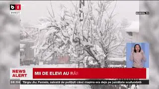 IARNA FACE RAVAGI. 186 DE ȘCOLI &Icirc;NCHISE_Știri B1TV_9 ian. 2026