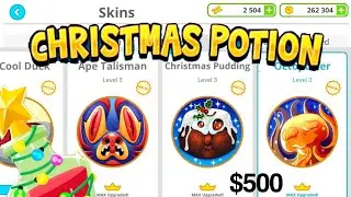Agar.io Mobile Buying $500 Christmas Potions New Skins + Best Moments