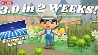 5 FREE treasure islands & prepping my island for the animal crossing: new horizons 3.0 update!