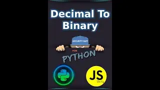 Program To Convert Decimal Number To Binary Number   In Python 