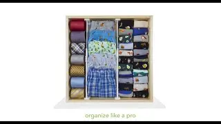 Expandable Plastic Drawer Dividers - mDesign