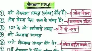 Lokshaba speaker the important question of every competition exam..