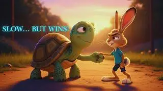 The Tortoise and the Hare 🐢🐇 | Slow and Steady Wins the Race | A Classic Story Reimagined