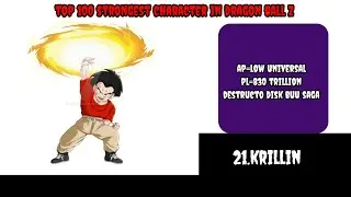 Top 100 Strongest Dragon Ball Z (1986) Characters Power Level's || As-scaling 🔥🔥