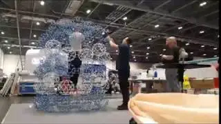 New Scientist LIve 2017 setup timelapse