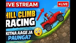 LIVE 🔴 Hill Climb Racing Gameplay | New Record Today 🔥 | Hindi