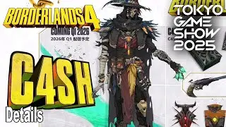 Borderlands 4 C4SH Vault Hunter Details | TGS 2025