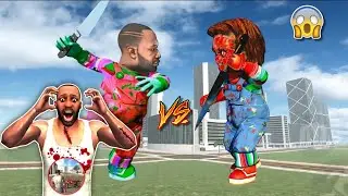 😈 Franklin Become Titan, Hulk and Killer doll Or kill the Monsters😱 in Indian bike driving 3D 