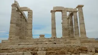 Poseidon Temple - Athens Riviera Ride - Lake Vouliagmeni - Greece,  October 2021
