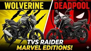 TVS Raider Superhero Edition Review | Wolverine vs Deadpool Special! ⚡#tvs #bike #review 