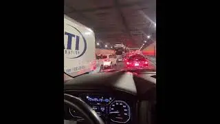 #boston#traffic in #tunnel slow moving en Boston trafico#goodluck traffic