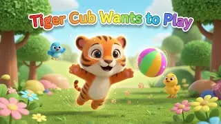 Tiger Cub Wants to Play &ndash; Nursery Rhyme, Toddler Learning, Animal Fun, and Playful Adventure