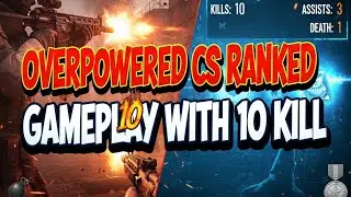 10 kills😈 with Aug gun , overpowered Gameplay CS Ranked|GARENA FREE FIRE MAX 