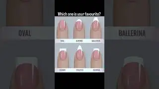 What do nail shapes say about you?#nails #nailshape #manicure