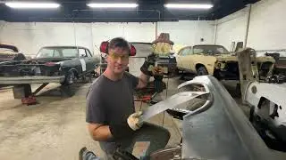 Guitars n' Cars Garage - 1966 Impala SS Driver's Fender Rust Repair
