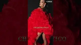 Our fierce model turns up the drama in the Red Ruffled Organza Jacket