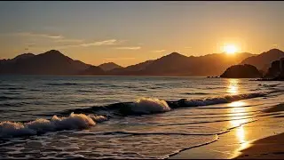 Deep Focus Ocean Waves at Sunset &ndash; Relaxing Sea Sounds for Study & Calm