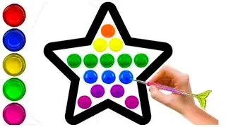 Drawing a picture star POP IT/ нарисуйте ПОП ИТ /Поп ит серетін салу/ПОП ИТ СУРЕТ/best star children