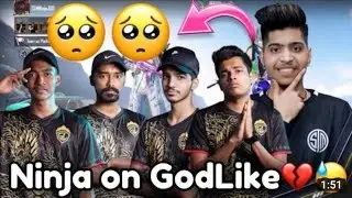 Tsm Ninja on Godlike Elimination🥺💔