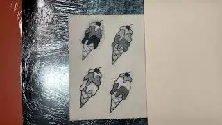 ICE CREAM TATTOO time lapse 