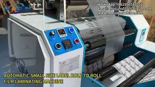Automatic Small Size Label Roll to Roll Film Lamination Machine