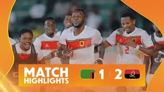 Zambia 1-2 Angola Match Highlights l TotalEnergies CHAN 2024 l Matchday 3