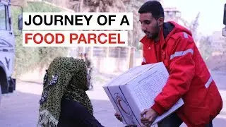 The journey of a food parcel in Syria