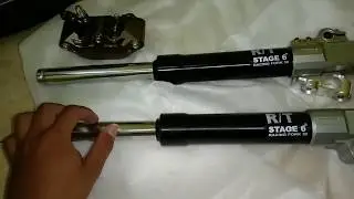 cara pasang bottom shock RT stage copy ori di matic honda