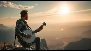 Epic Frontier: Driving Banjo & Cinematic Orchestral Swells