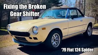 Установка рычага переключения передач - Fiat 124 Spider 1979 года выпуска (2000)