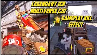 Legendary ICR Multiverse Cat Gameplay Kill Effect Codm Leaks