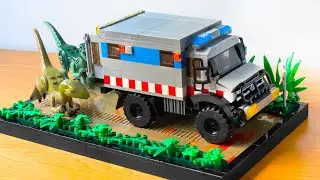 Lego Jurassic World - Velociraptor chase MOC