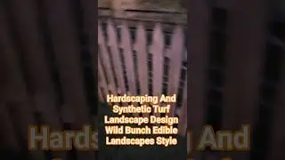 Synthetic Turf Landscape Design Wild Bunch Style #landscaping #landscape #landscapedesign #garden