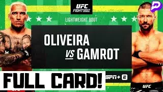 UFC Fight Night Oliveira vs Gamrot Predictions & Full Card Breakdown - UFC Rio Betting