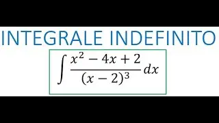 Esercizio su integrale indefinito (principio di identit&agrave; polinomi)