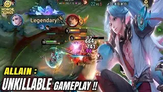ALLAIN UNKILLABLE IN CLASH LANE!? | BUILD & ARCANA | HONOR OF KINGS | 239