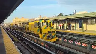 MTA NYCT Subway: Work train action along the IRT Pelham Line! (March 2025)