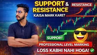 Support & Resistance Strategy 2026 | Level Mark Karna Sikhe || Support & Resistance Kaise Mark Kare