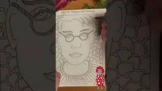 30 Daily Drawings with Katsama &ndash; Day 10: Pattern Portrait #dailydrawing  #art #drawingexercises