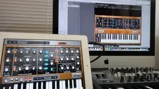 Minimoog VA: Arturia iMini for iPad x Arturia Mini V for Mac