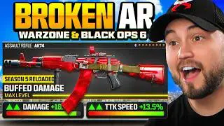 the *NEW* BUFFED AK74 LOADOUT is NOW META in WARZONE BO6! (Best AR Meta Loadout for Warzone 3)