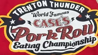 JWEBBY CAN EAT is live at the Trenton Thunder World Famous Case's Pork Roll Eating Championship